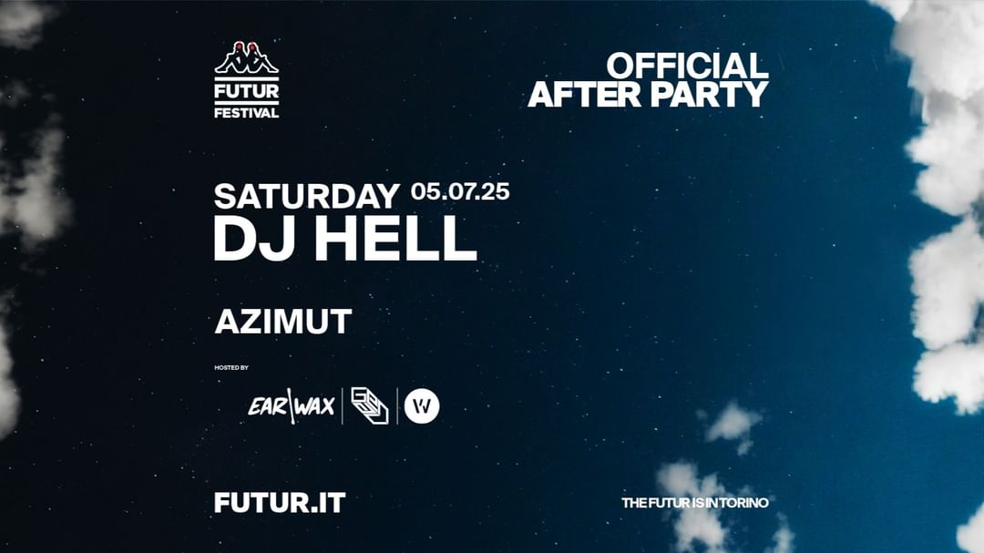 Couverture de l'événement DJ HELL for KFF25 Day 2 Official After Party at Azimut 