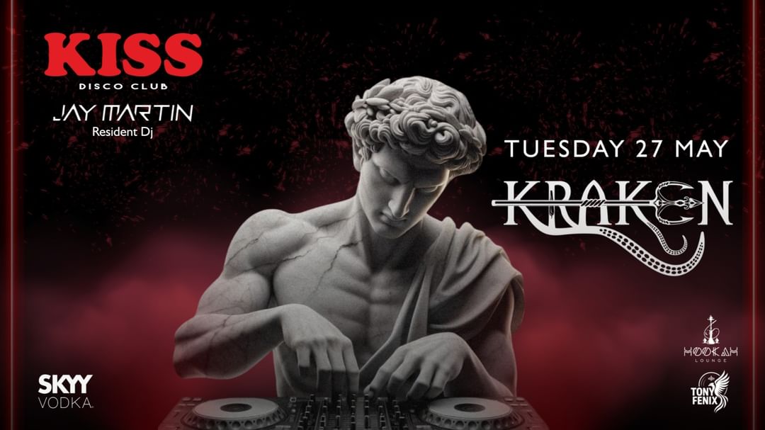 Capa do evento DJ KRAKEN | TUESDAY NIGHT