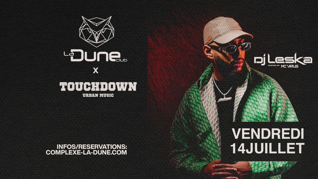 Copertina evento DJ LESKA - TOUCHDOWN