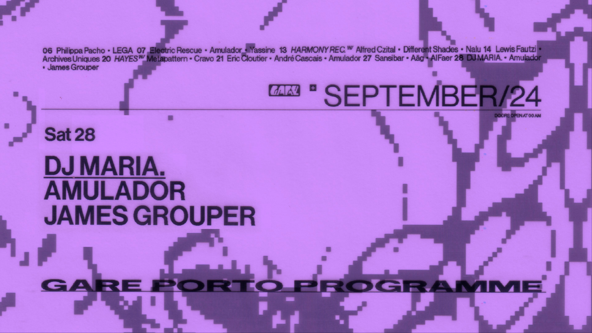 DJ MARIA. + Amulador + James Grouper image