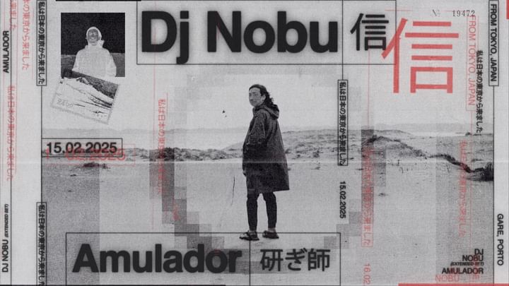 Cover for event: DJ NOBU (Extended Set) + Amulador