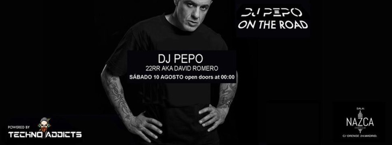 DJ PEPO ON THE ROAD sábado 10 agosto