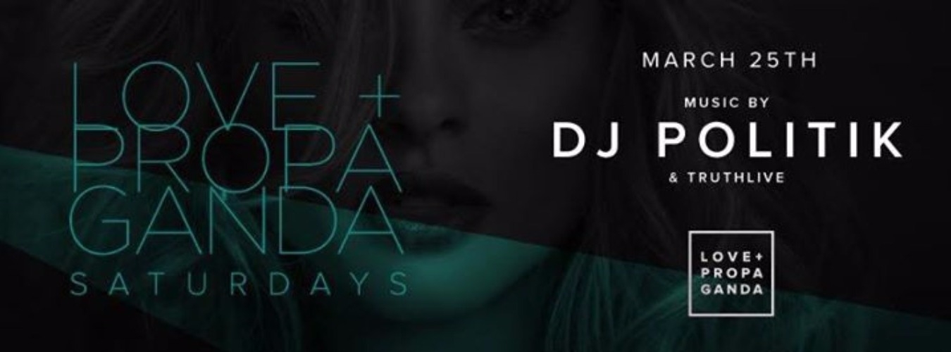 DJ Politik presented by L+P Saturdays image