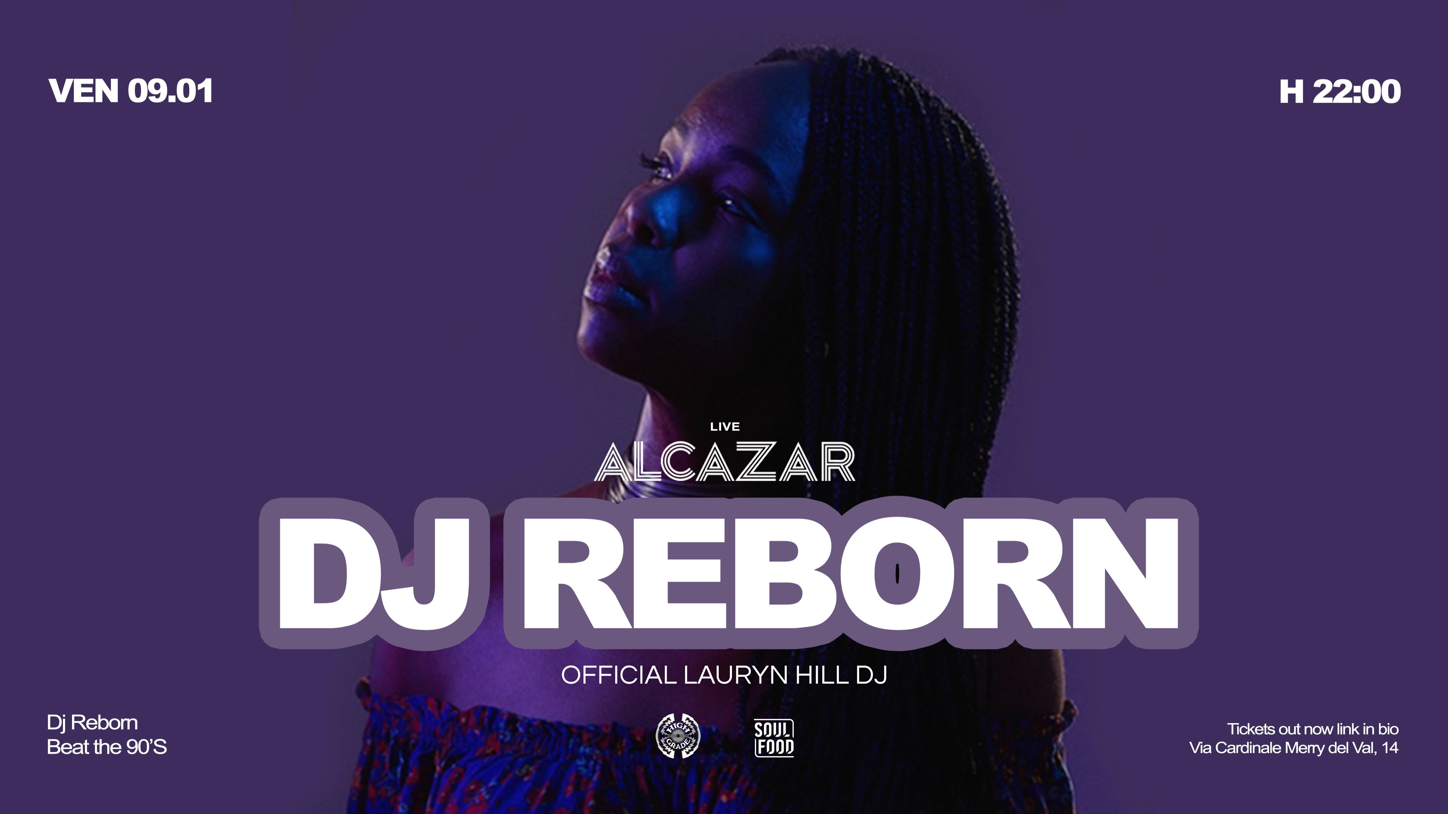 DJ REBORN (Official Lauryn Hill dj) w/BEAT THE 90'S image