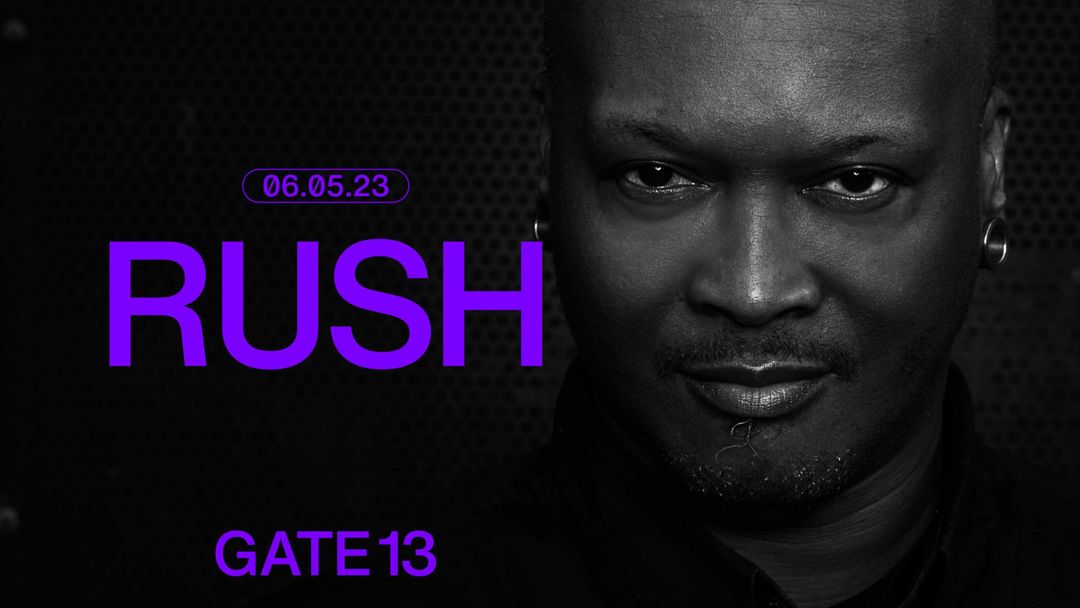 Cartel del evento DJ Rush X J Fernades x GATE13 