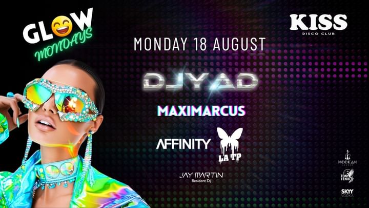 Cover for event: DJ YAD// MAD CLUB  // GLOW MONDAY 