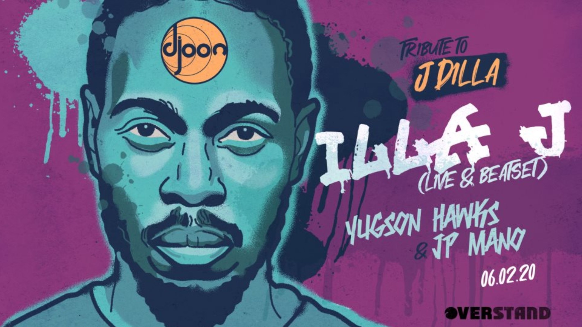 Djoon: Tribute to J Dilla with Illa J (Live) Yugson Hawks & JP Mano image