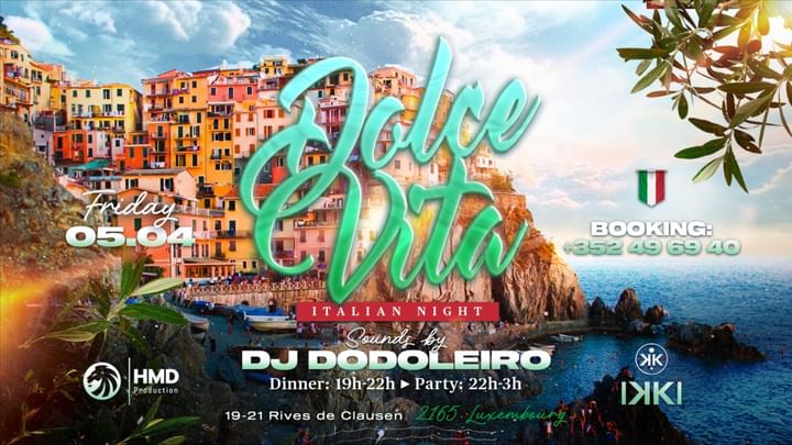 Cover for event: DOLCE VITA - ITALIAN PARTY