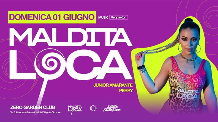 Cover for event: DOM 01.06- MALDITA LOCA