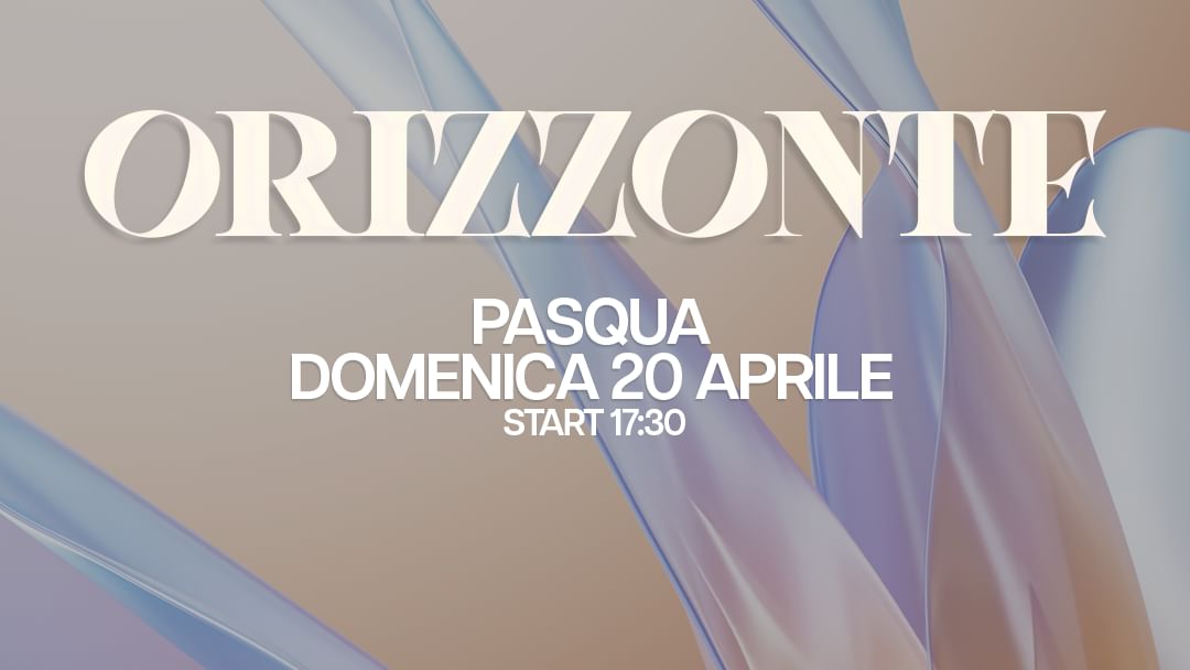 Domenica 20 Aprile ORIZZONTE-Eventplakat