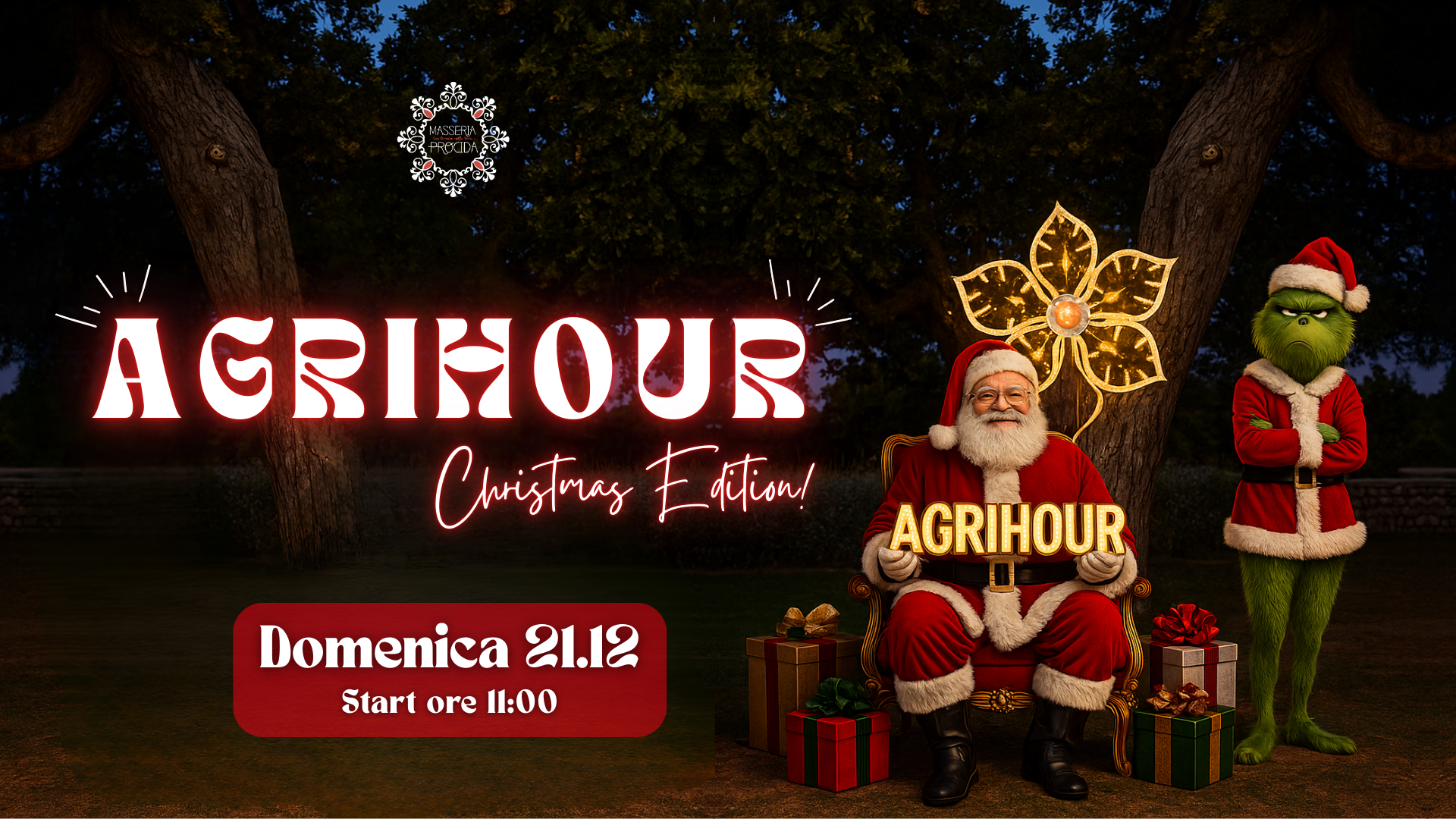Domenica 21 Dicembre ✮  AGRIHOUR ✮  Christmas Edition a Masseria Procida image
