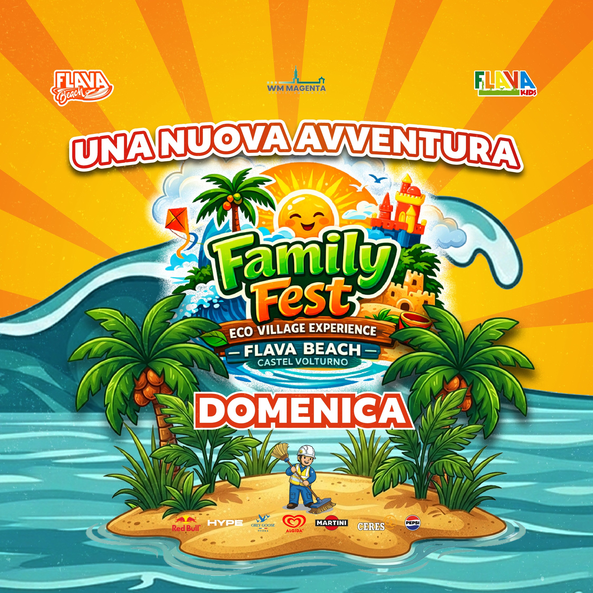 Domenica 24 maggio 2026 @ Family Fest @ Flava Beach @ Flava Kids image