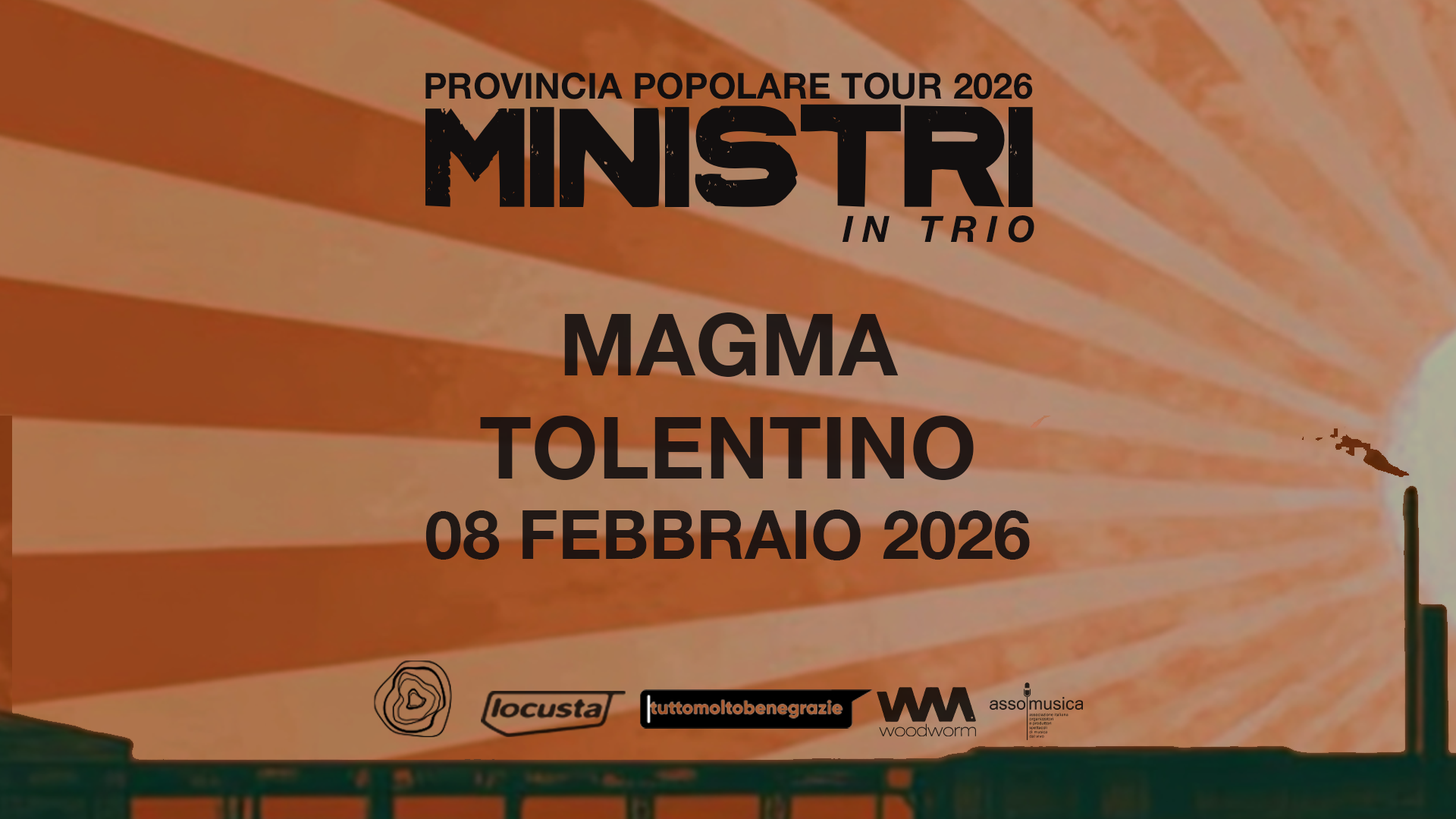 DOMENICA 8 FEBBRAIO - I MINISTRI at MAGMA image