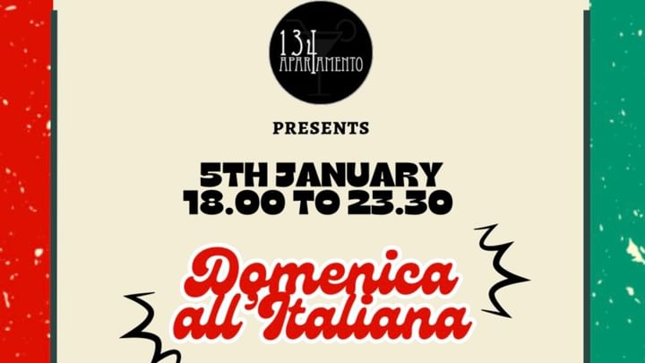 Cover for event: Domenica all'Italiana by Apartamento 134 - Italian Aperitif in Lisbon