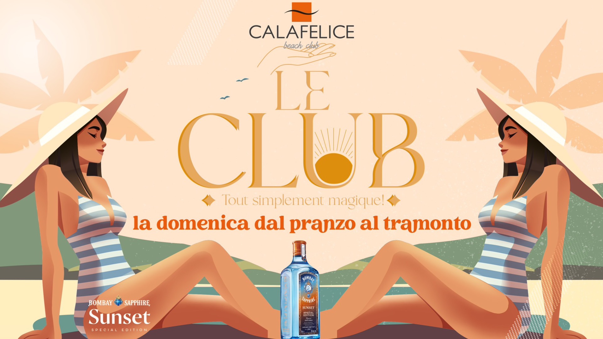 Domenica "Le Club" Bombay Sunset official Tour Cala Felice