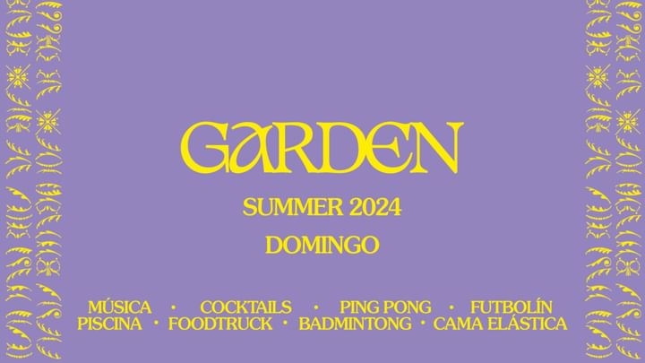 Cover for event: DOMINGO DE GARDEN