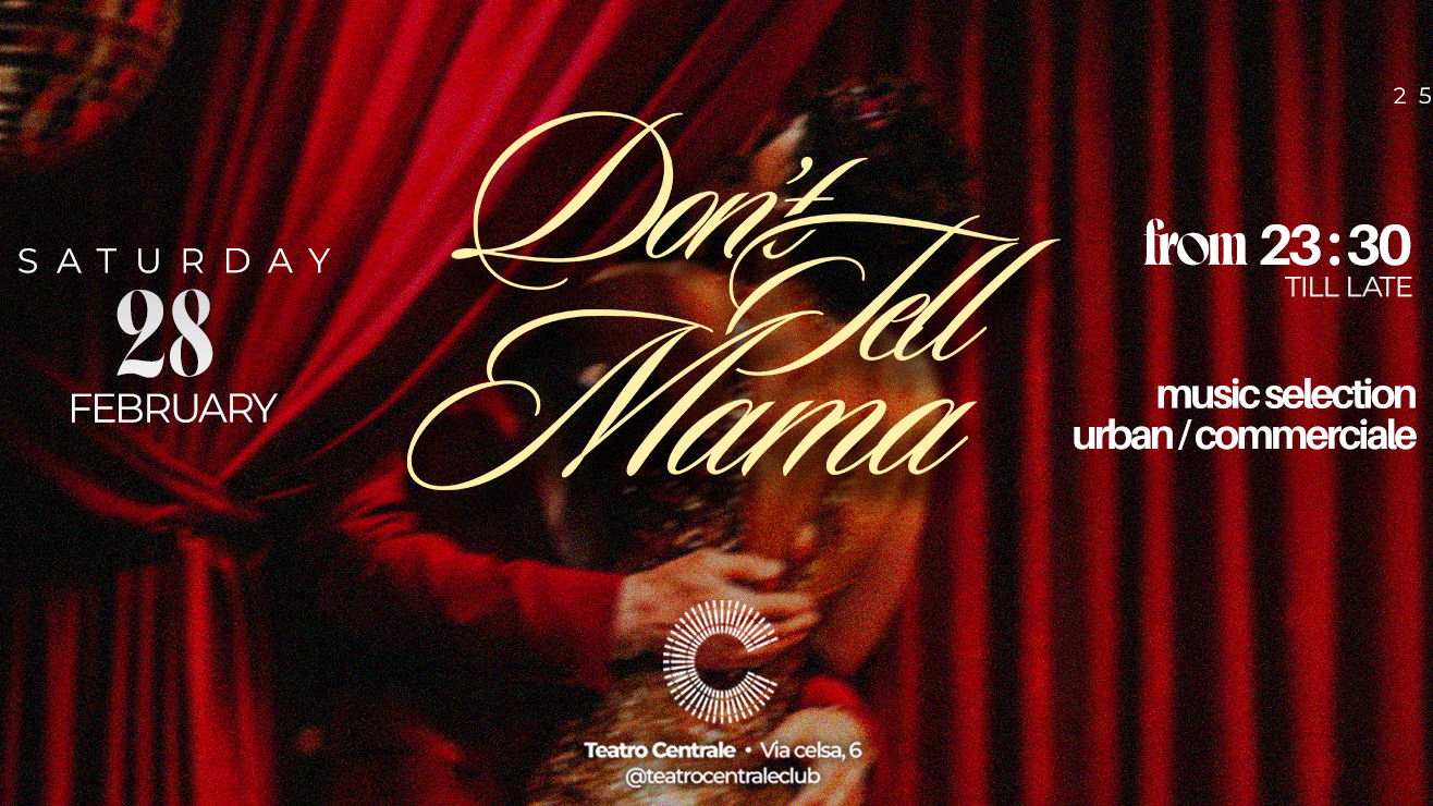 Don't Tell Mama - Sabato 28 Febbraio image