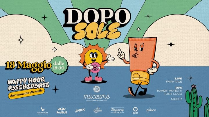 Cover for event: DOPO SOLE Happy Hour Rigenerante @ Macramé