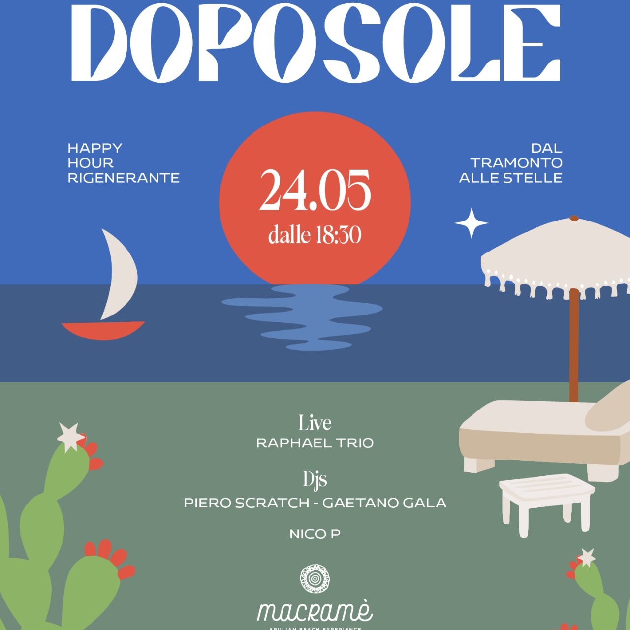 DOPO SOLE Happy Hour Rigenerante @ Macramé image