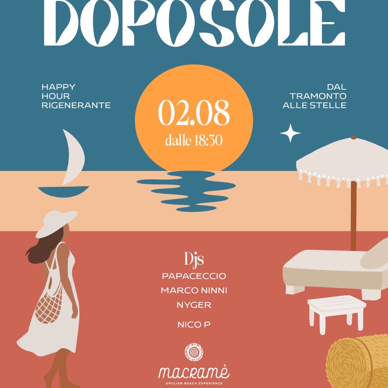 DOPO SOLE Happy Hour Rigenerante @ Macramé image