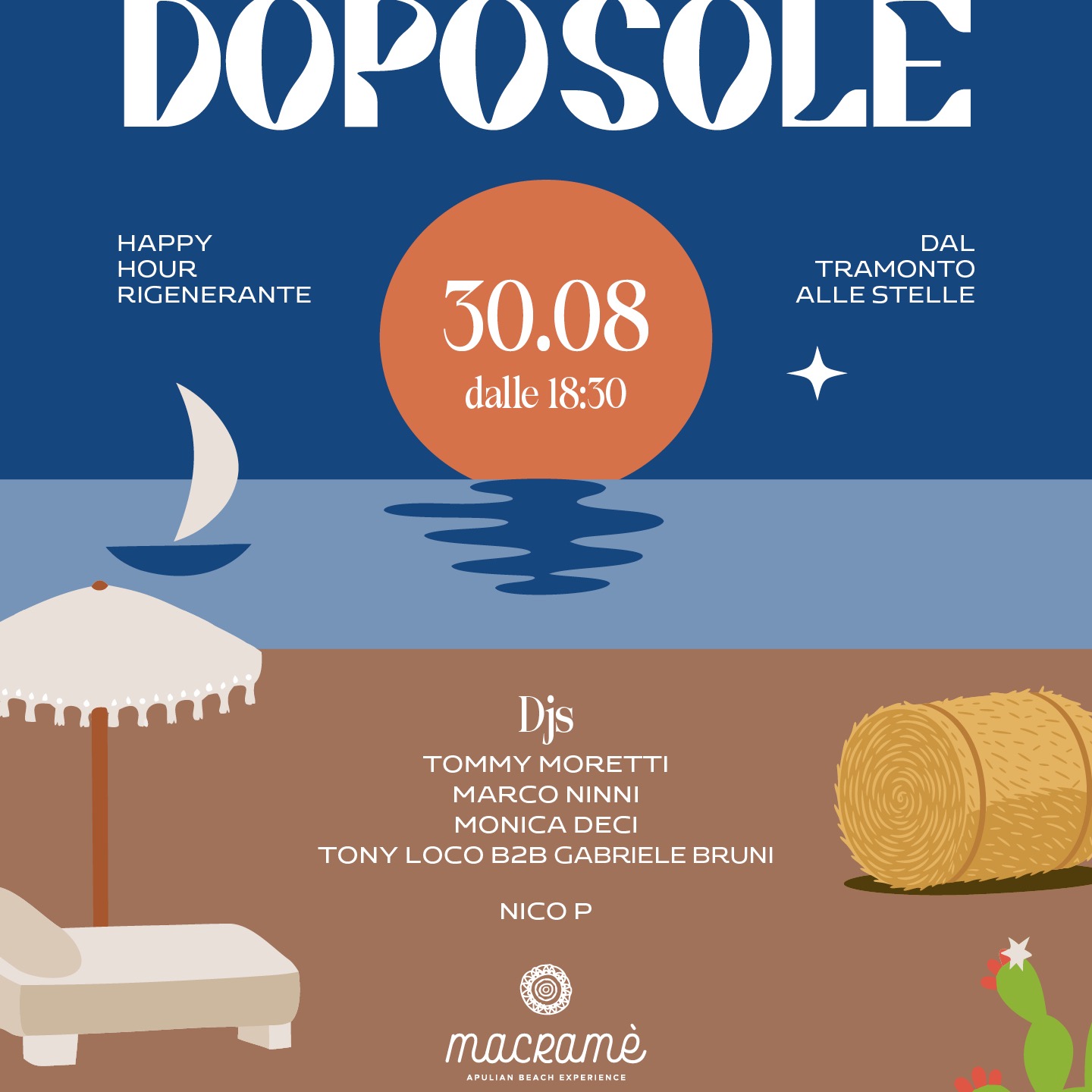 DOPO SOLE Happy Hour Rigenerante @ Macramé image