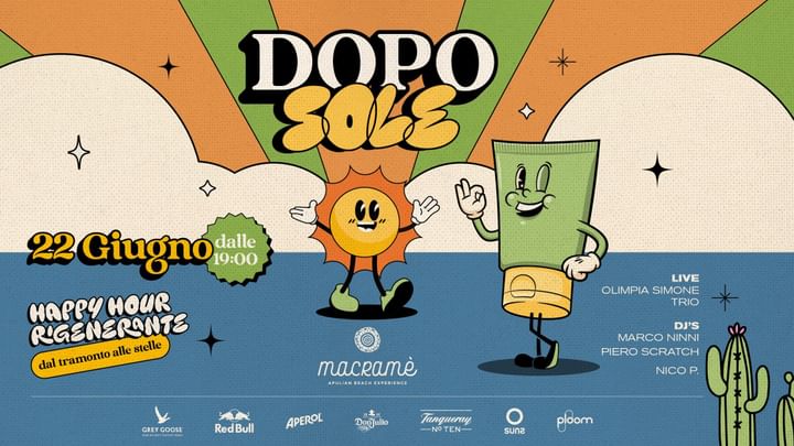 Cover for event: DOPO SOLE Happy Hour Rigenerante @ Macramé