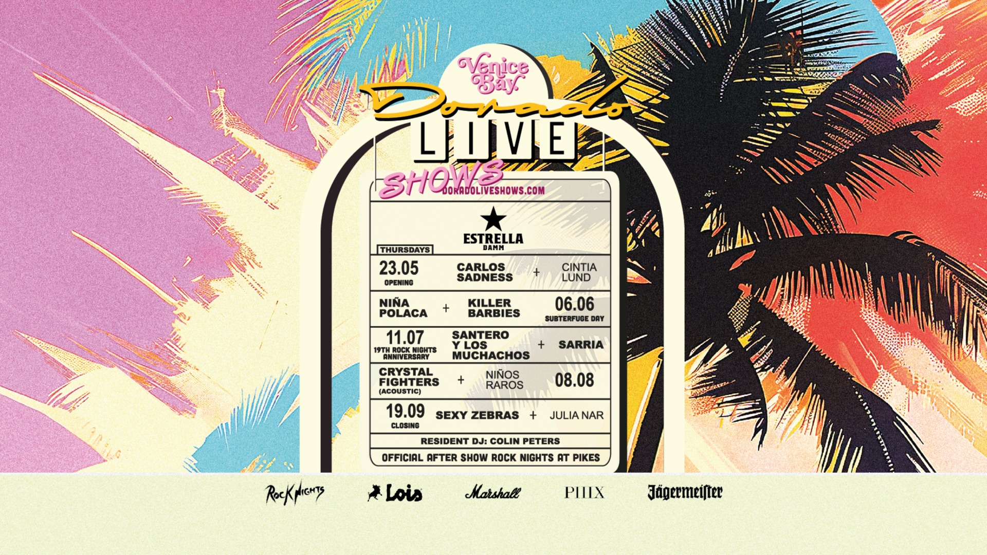 Dorado LIVE Shows: Rock Nights 19th Anniversary - Santero y Los Muchachos & Sarria image