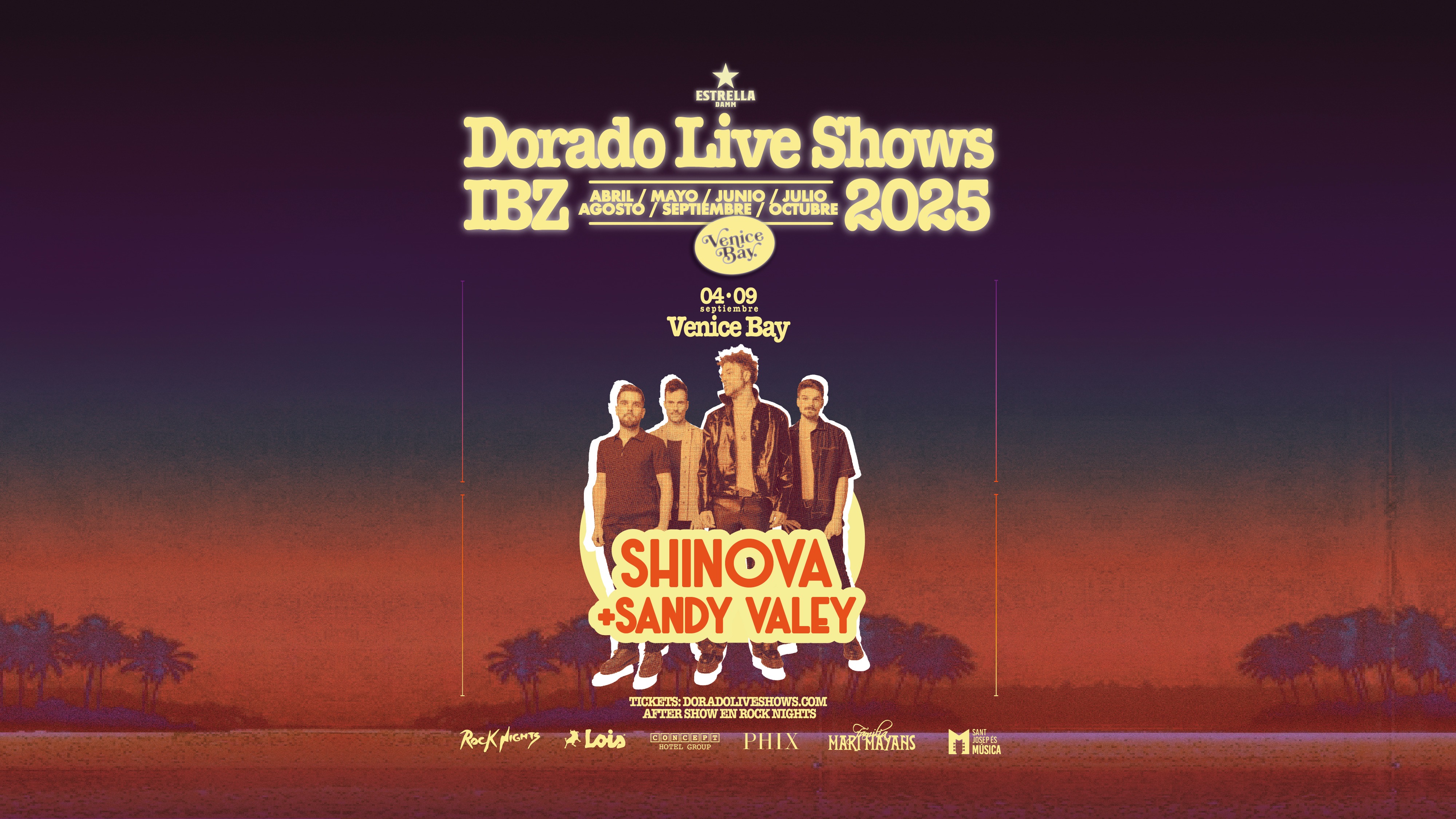 Dorado LIVE Shows: SHINOVA + SANDY VALLEY image