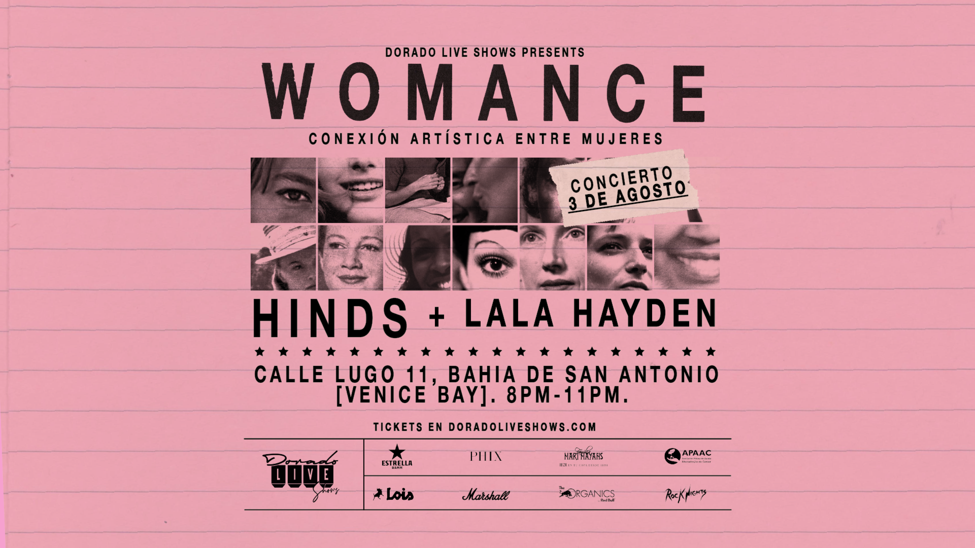 DORADO LIVE SHOWS: "Womance" Hinds + Lala Hayden image