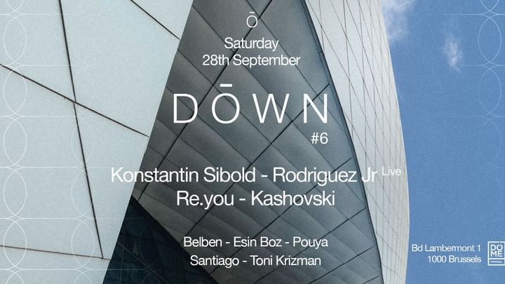 Cover for event: DOWN#6 ⬛️ SAT 28.09