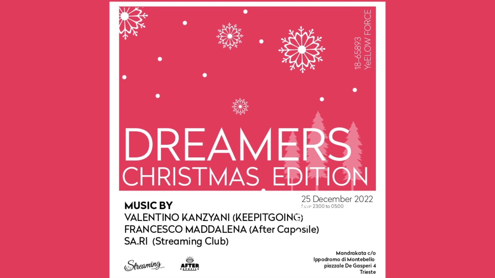 Dreamers Christmas Edition w/ Valentino Kanzyani image