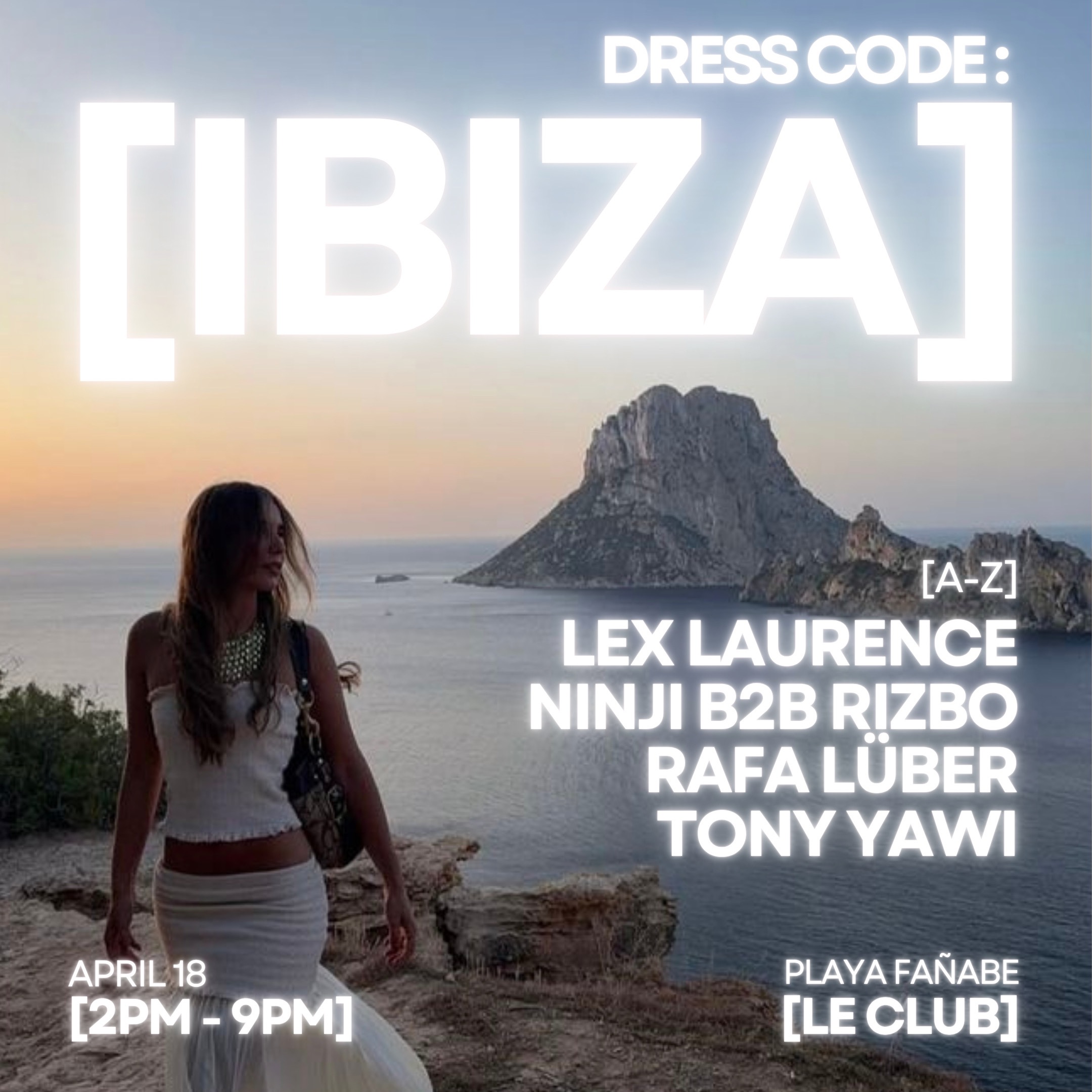 sachin and babi light blue dress Dress code Ushuaia Ibiza: Stylish Partying main image 0