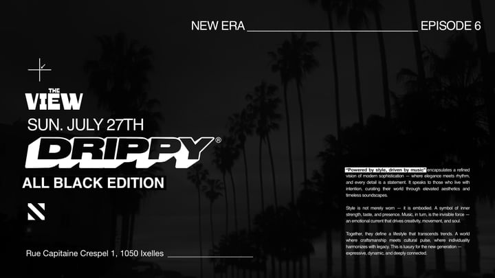 Cover for event: DRIPPY ALL BLACK PARTY•THE VIEW •COCO