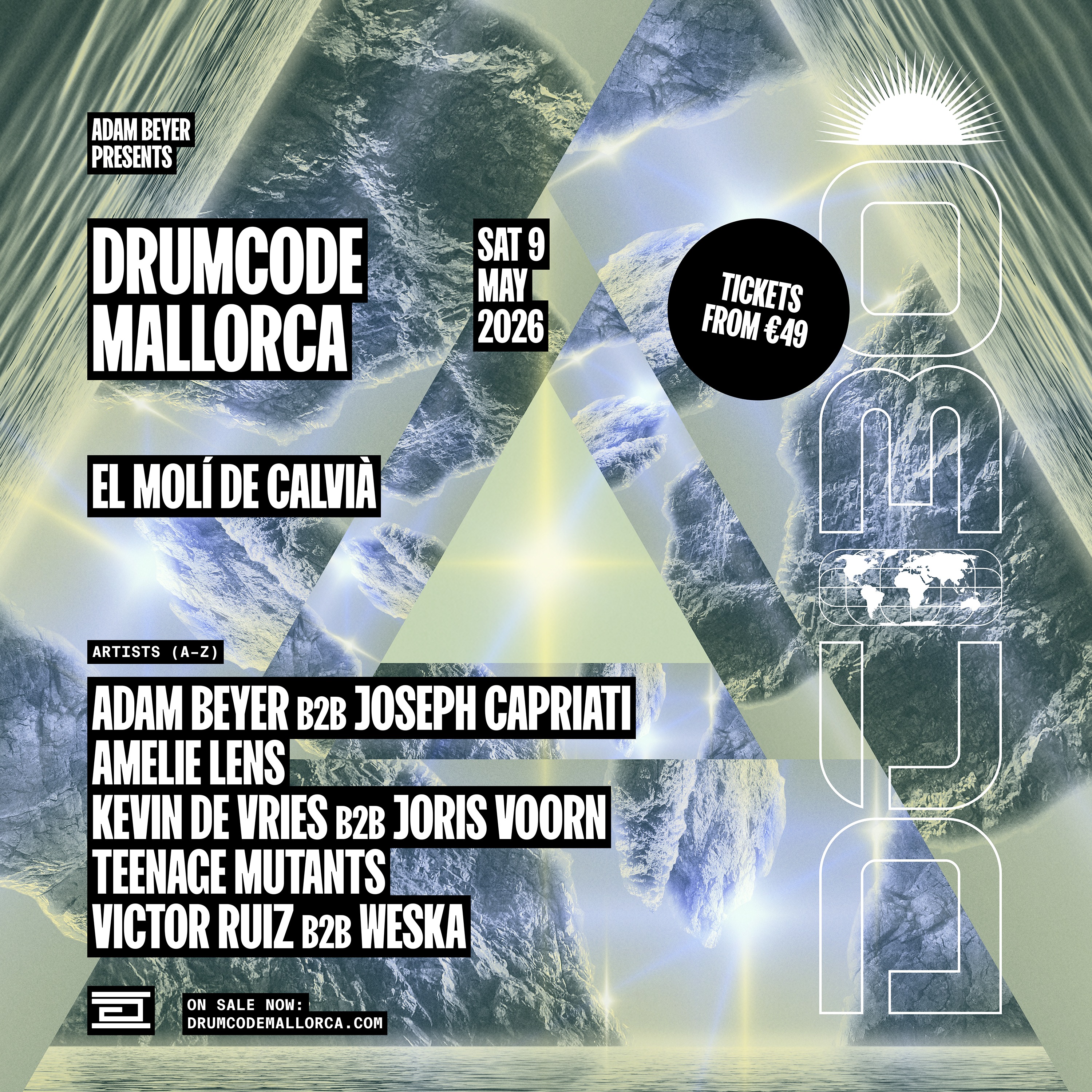 Offizielles Cover des Events Drumcode Mallorca - Adam Beyer, Amelie Lens + More - Final Tickets
