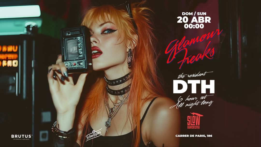 D.T.H. (all night long)-Eventplakat