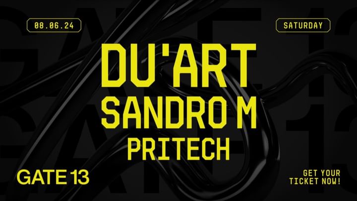 Cover for event: DU `ART - SANDRO M -GATE13