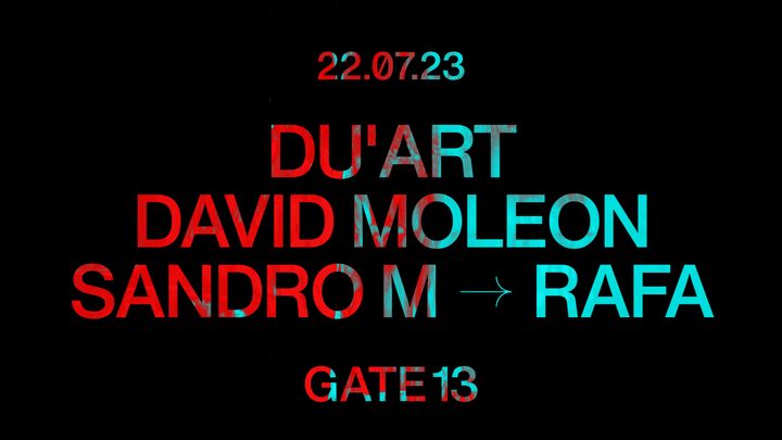 Cover for event:   DU ART- DAVID MOLEON - SANDRO M - RAFA
