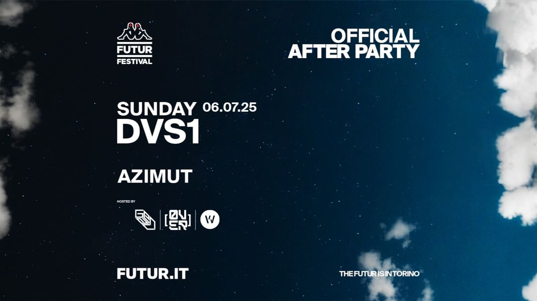 DVS1 for KFF25 Day 3 Official After Party at Azimut  event cover