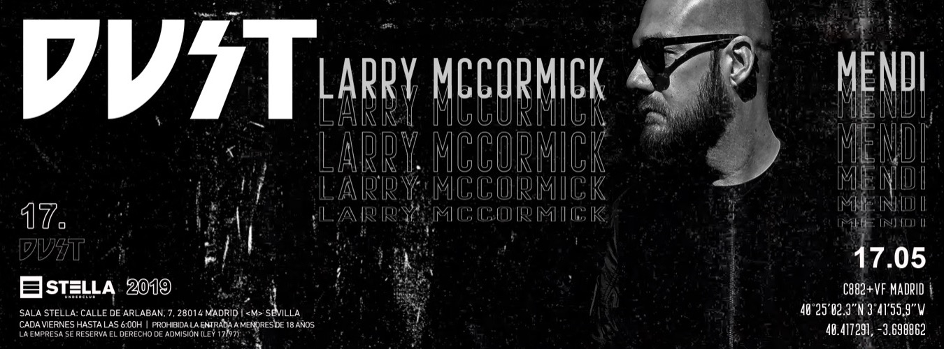 DVST pres. Larry McCormick (Shipwrec) + MENDI image