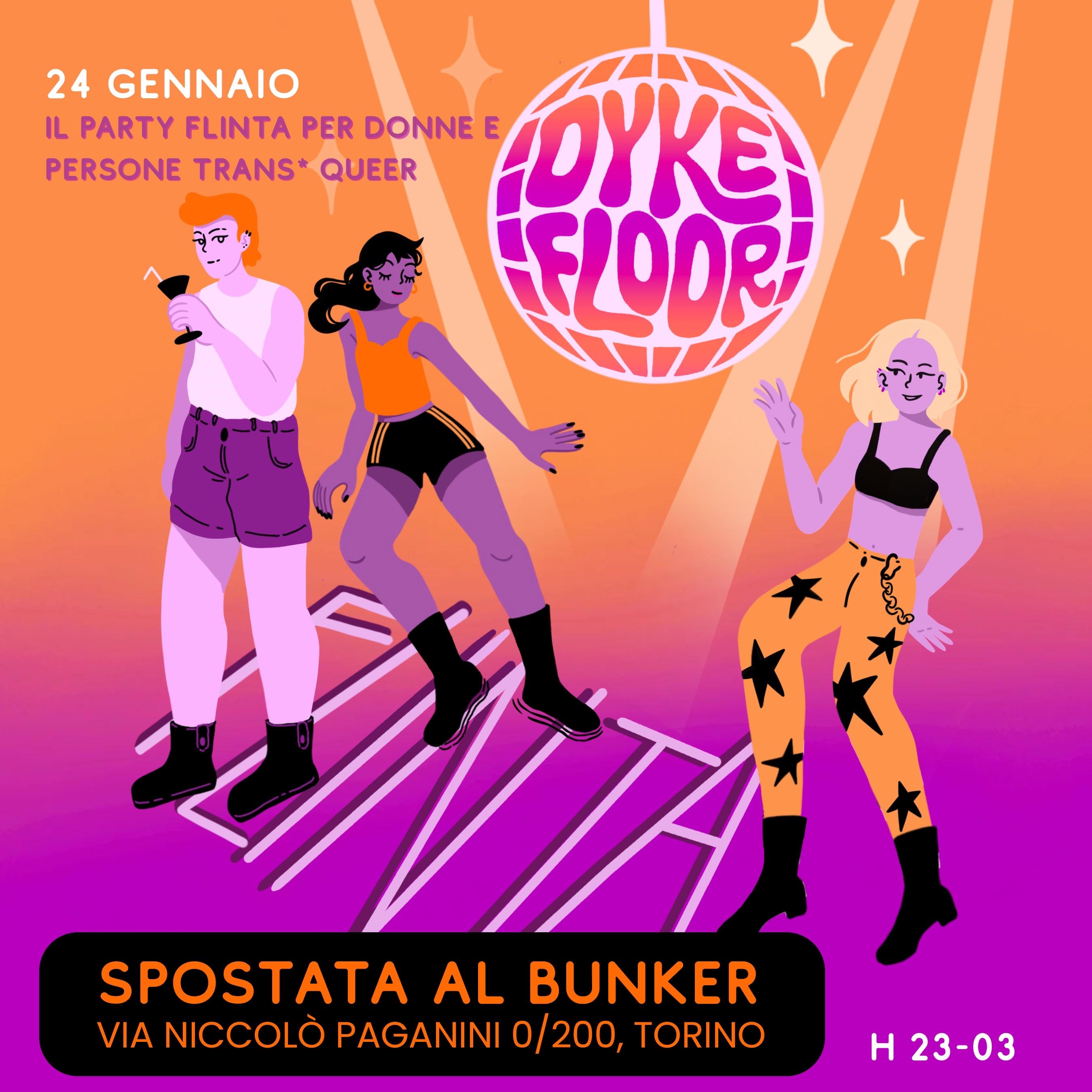 Dykefloor - Il party dedicato a donne e persone trans* queer image