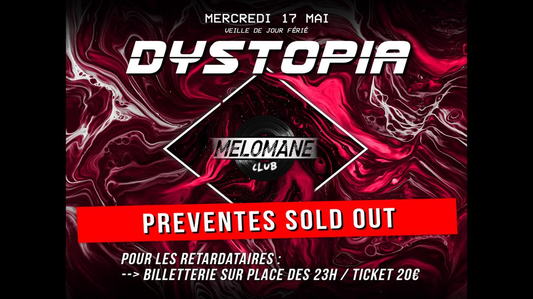 Cartel del evento DYSTOPIA