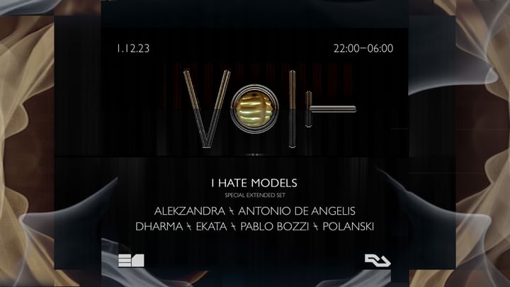 Cover for event: E1 x Volt: I Hate Models