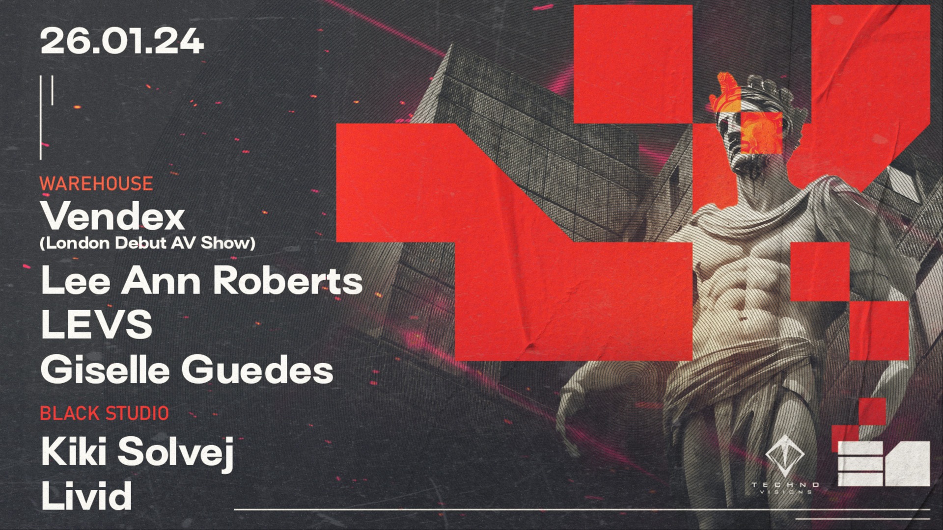 Vendex (London Debut AV show), Lee Ann Roberts, Kiki Solvej  image