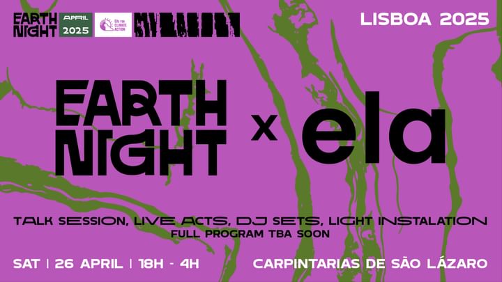 Cover for event: Earth Night X ELA 2025