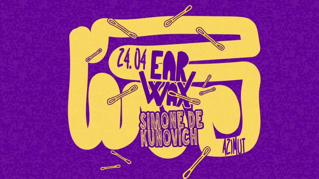 EAR\WAX w/ Simone De Kunovich event cover