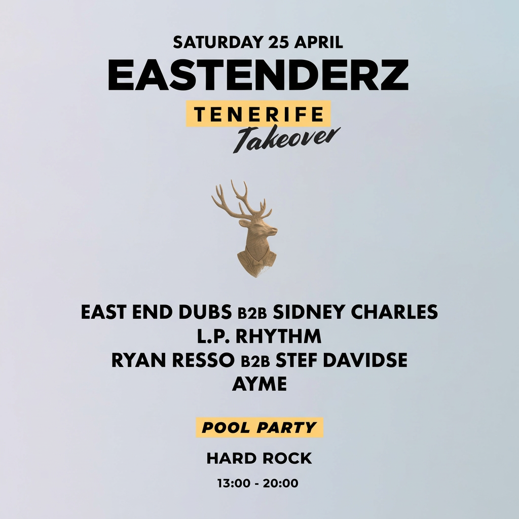 Eastenderz Tenerife Pool Party: East End Dubs, Sidney Charles, L.P. Rhythm & more image