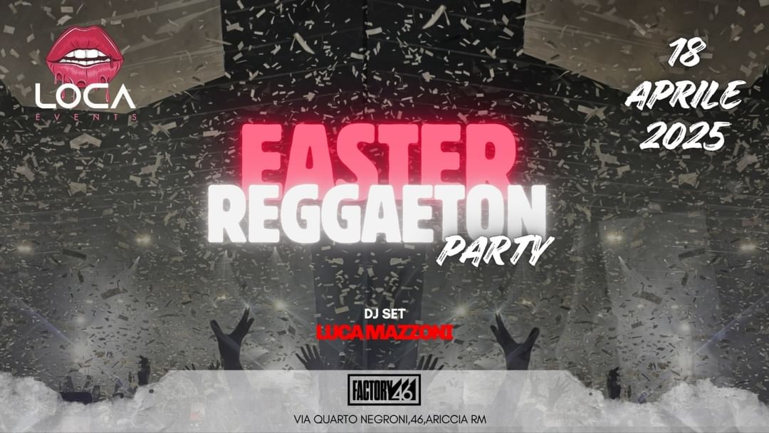 Capa do evento EASTER REGGAETON PARTY