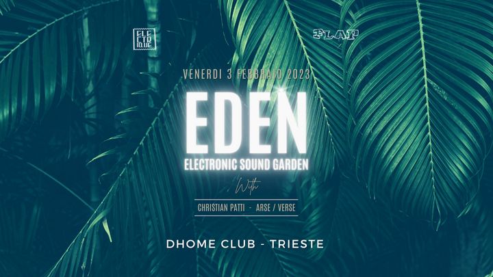 Cover for event: EDEN | Electronic Sound Garden Opening