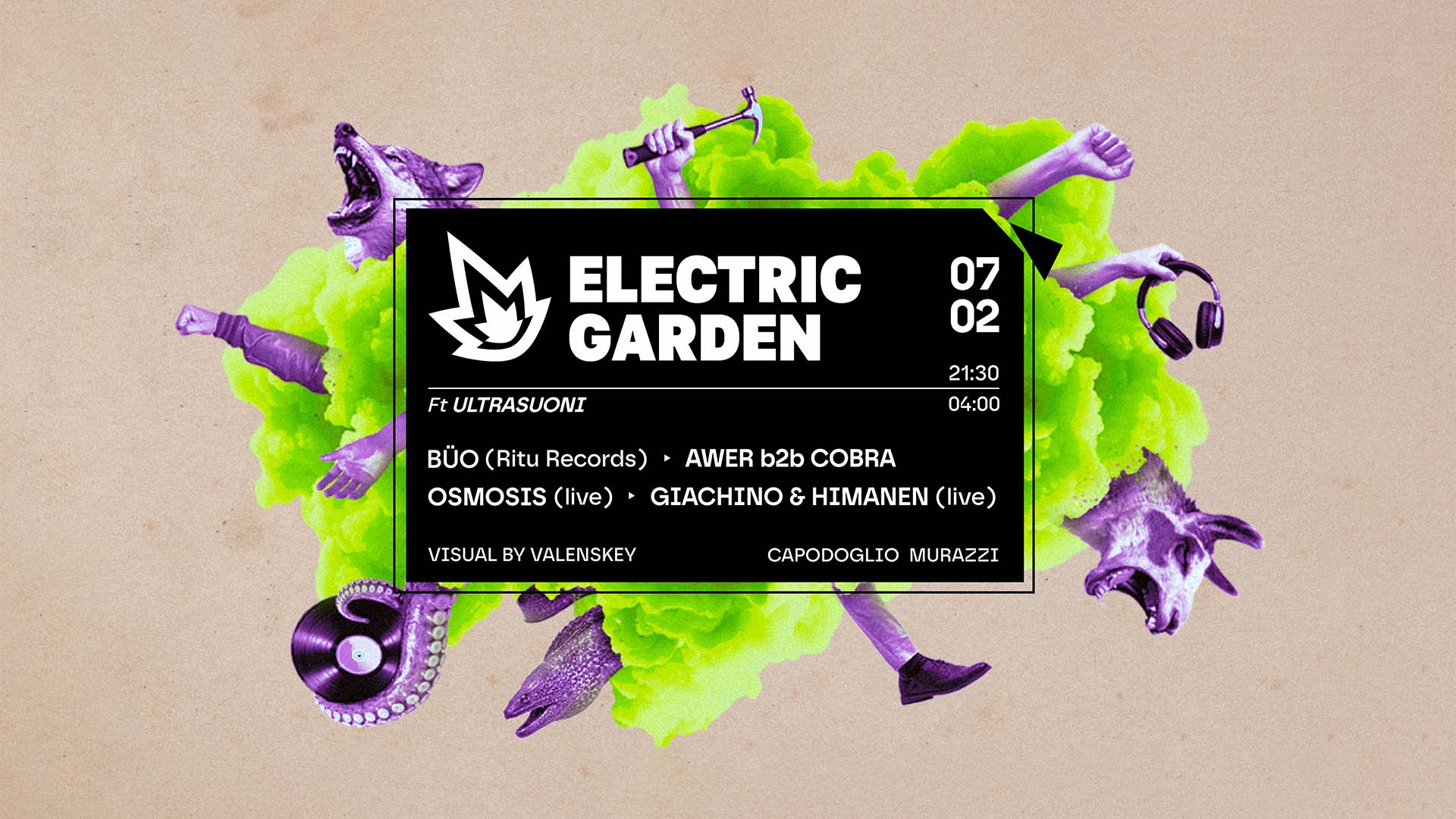 Electric Garden ft. Ultrasuoni ✷ Capodoglio image