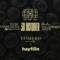 Cartel de Efimero x Barco en Barco Sound House